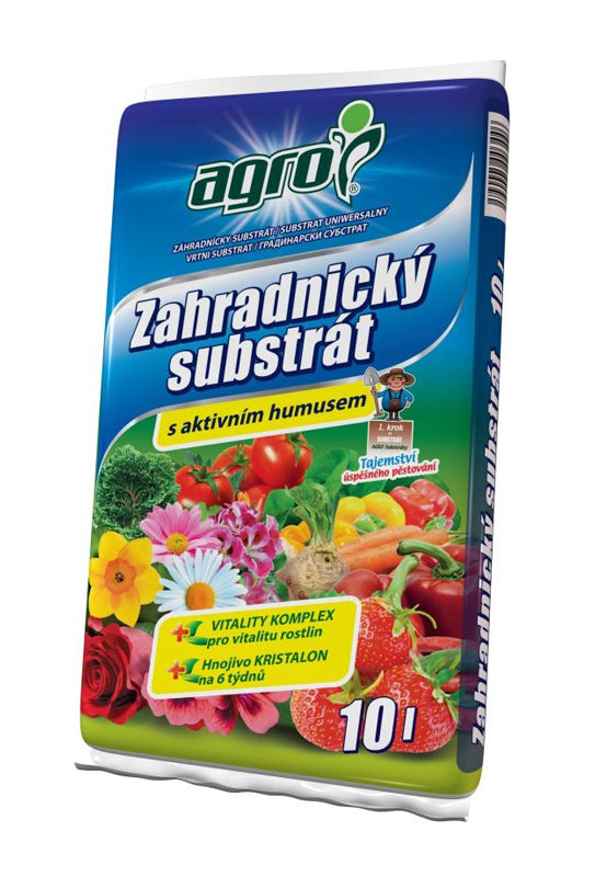Zahradnický substrát AGRO 10l