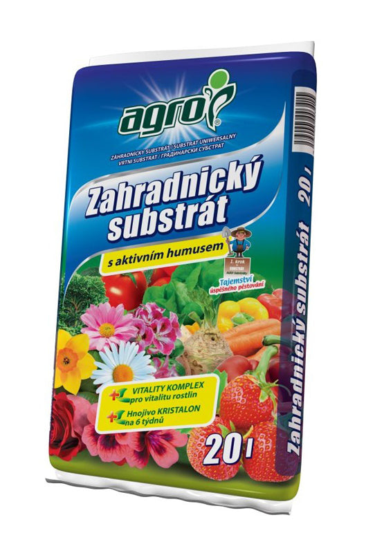 Zahradnický substrát AGRO 20l
