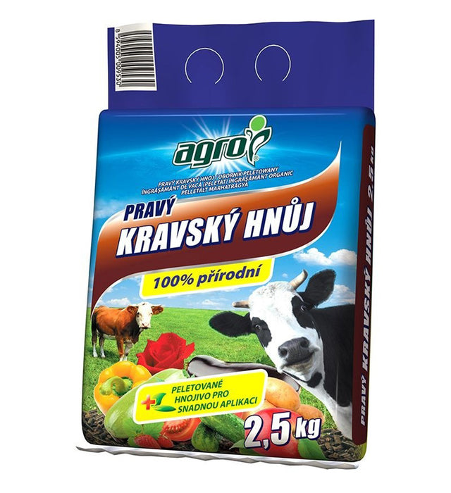 Pravý kravský hnůj AGRO 2,5kg