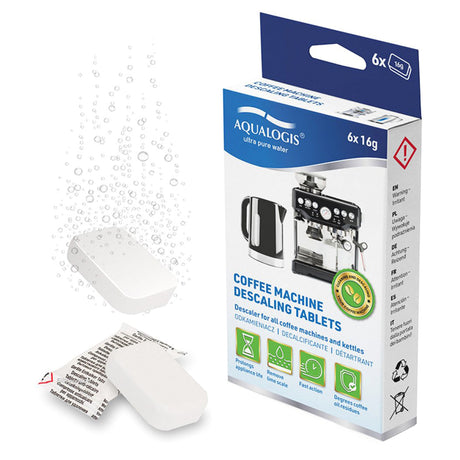 Odvápňovací tablety do kávovaru AQUALOGIS Decalc kompatibilní s DeLonghi Eco Decalc 6ks