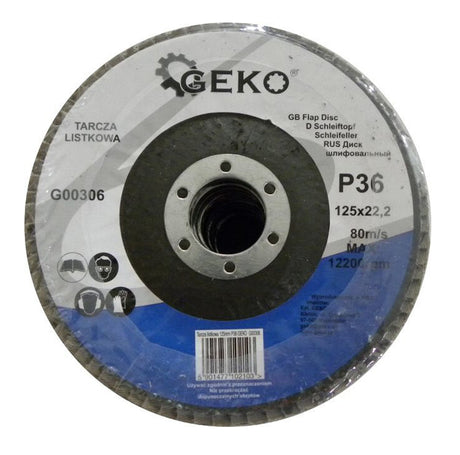 Kotouč na kov lamelový 125mm P36 GEKO G00306