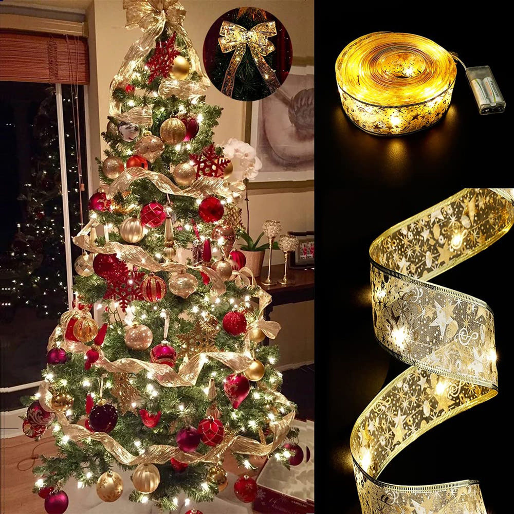 Stuha vánoční LED FAMILY 58933A 2m