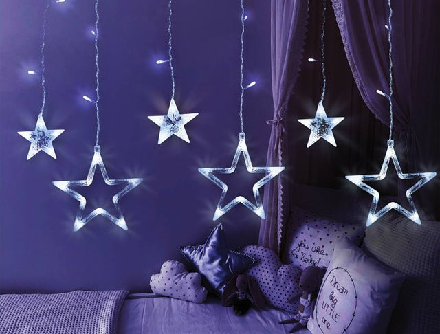 Vánoční LED řetěz MOON IN THE ROOM ML48Z hvězdy