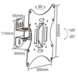 Držák na TV CABLETECH UCH0041A