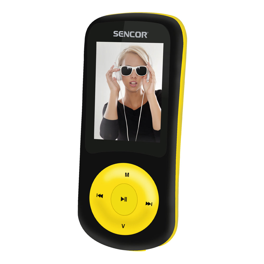 Přehrávač MP3/MP4 SENCOR SFP 5870 Black/Yellow 8GB