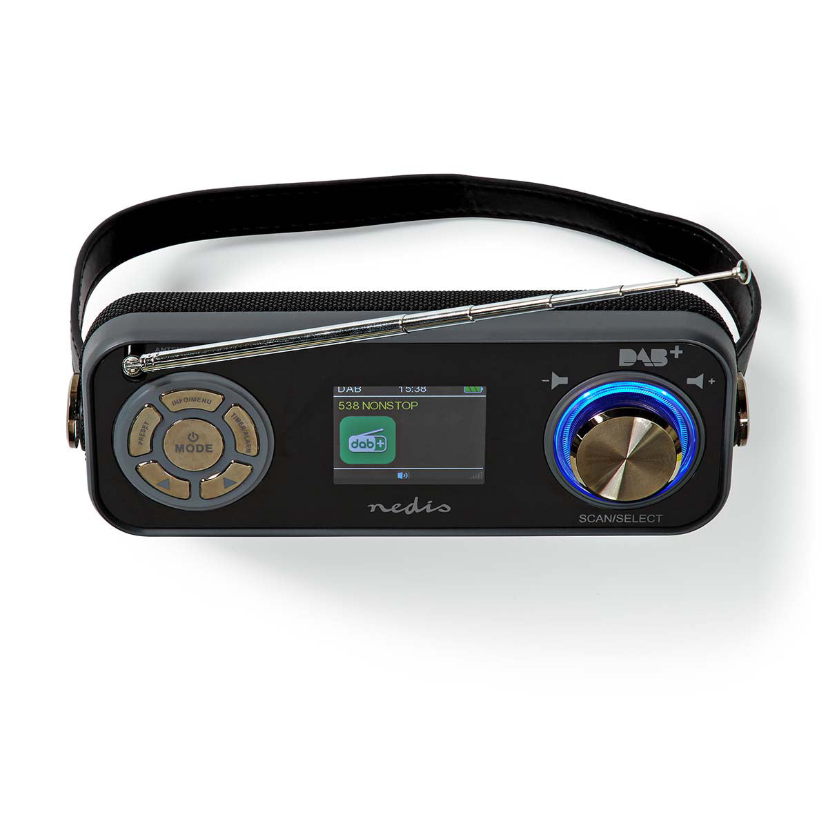 Rádio NEDIS RDDB5200BK