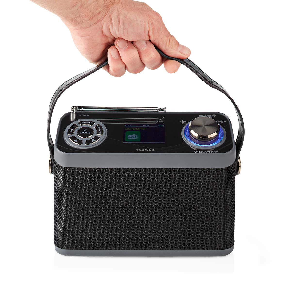 Rádio NEDIS RDDB5200BK