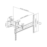 Držák na TV CABLETECH UCH0199-1