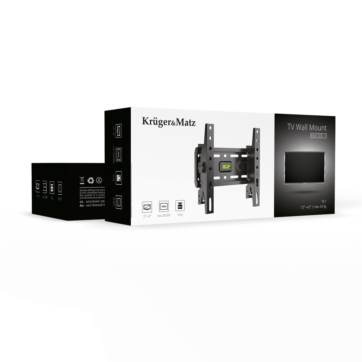 Nástěnný držák na TV KRUGER & MATZ KM1300-1 13"- 43"
