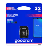 Karta paměťová GOODRAM microSD 32GB s adaptérem