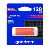 Flash disk GOODRAM USB 3.0 128GB bílo-oranžový
