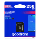 Karta paměťová GOODRAM micro SD 256 GB s adaptérem