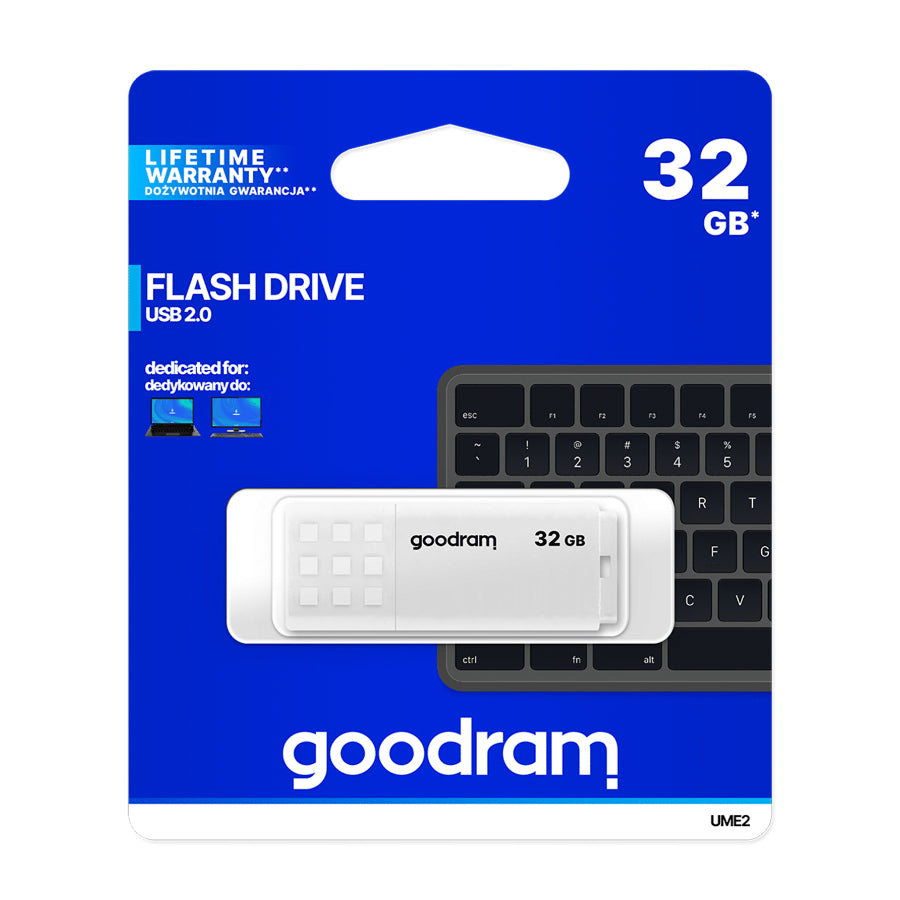 Flash disk GOODRAM USB 2.0 32GB bílý