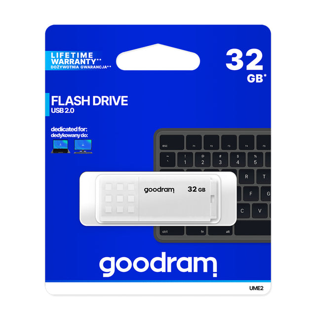 Flash disk GOODRAM USB 2.0 32GB bílý