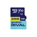 Paměťová karta GOODRAM Rival microSD 256GB V30 UHS-III s adaptérem