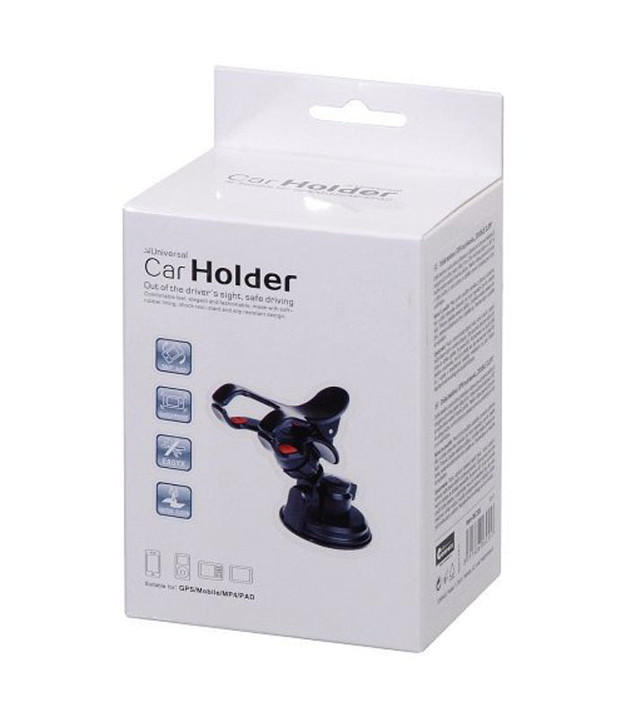 Držák do auta COMPASS 06255 Double Clips s přísavkou