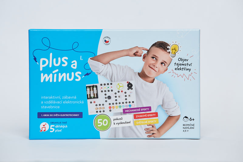 Elektronická stavebnice PLUS A MÍNUS I - CZ