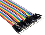 Propojovací vodiče dupont 40pin, délka 20cm, samec-samec