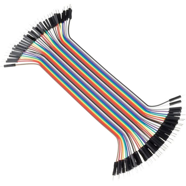 Propojovací vodiče dupont 40pin, délka 20cm, samec-samec