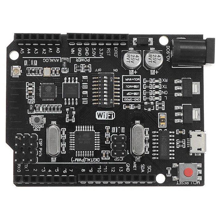 Arduino Uno+WiFi ATmega328P+ESP8266 32kB/32MB