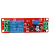 Modul časového zpoždění s relé 1-10s, modul s NE555, napájení 12V