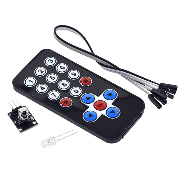Univerzální dálkový ovládač s přijímačem HX1838 pro Arduino