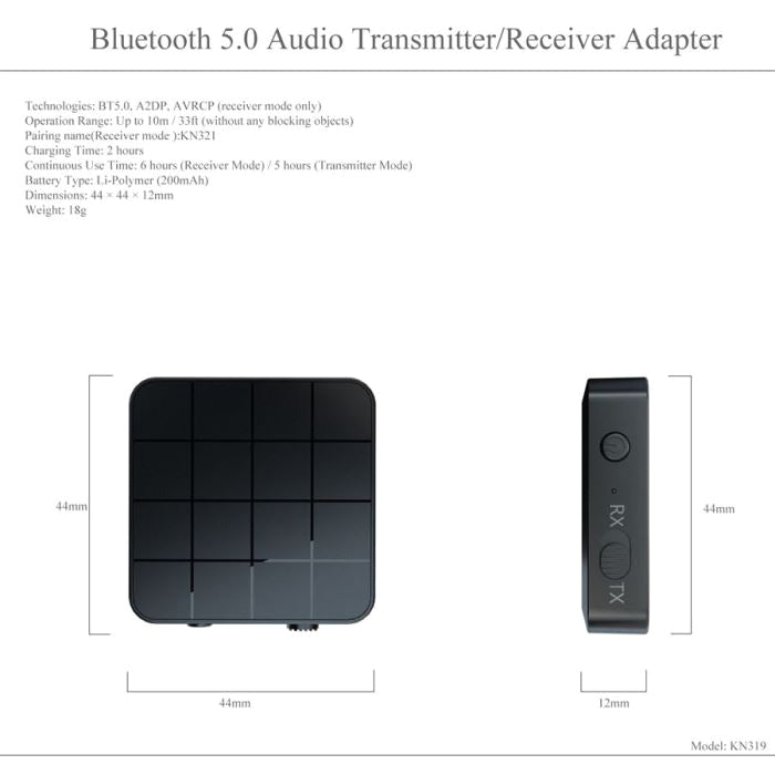 Bluetooth/AUX vysílač/přijímač, přijímač/vysílač