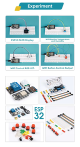 Arduino ESP32 Basic starter kit, WiFi Výuková sada