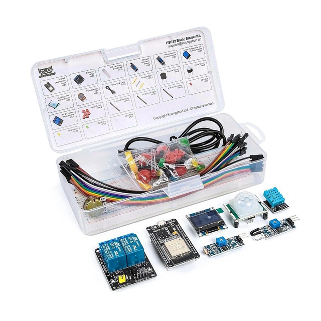 Arduino ESP32 Basic starter kit, WiFi Výuková sada