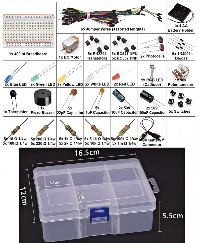 Elektronické součástky sada 04