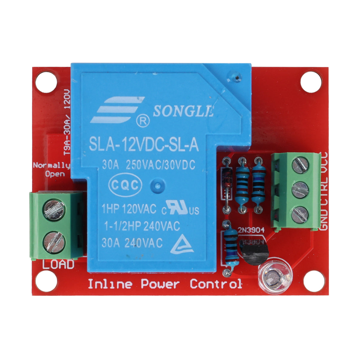 Modul jednokanálového relé 12V 30A s podporou vysoké úrovně (High Level Trigger)