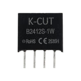 Napájecí modul, step-down Izolovaný DC-DC měnič K-CUT B2412S-1W