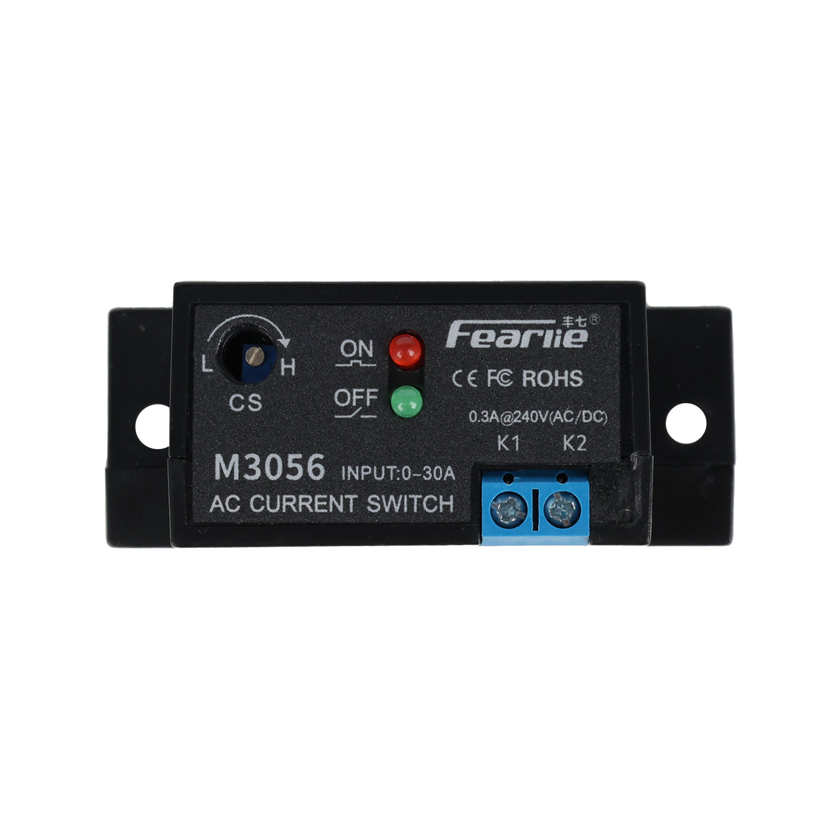 Modul Proudové relé M3056 AC (Rozpínací kontakt NC, nastavitelné 0,2–30 A)