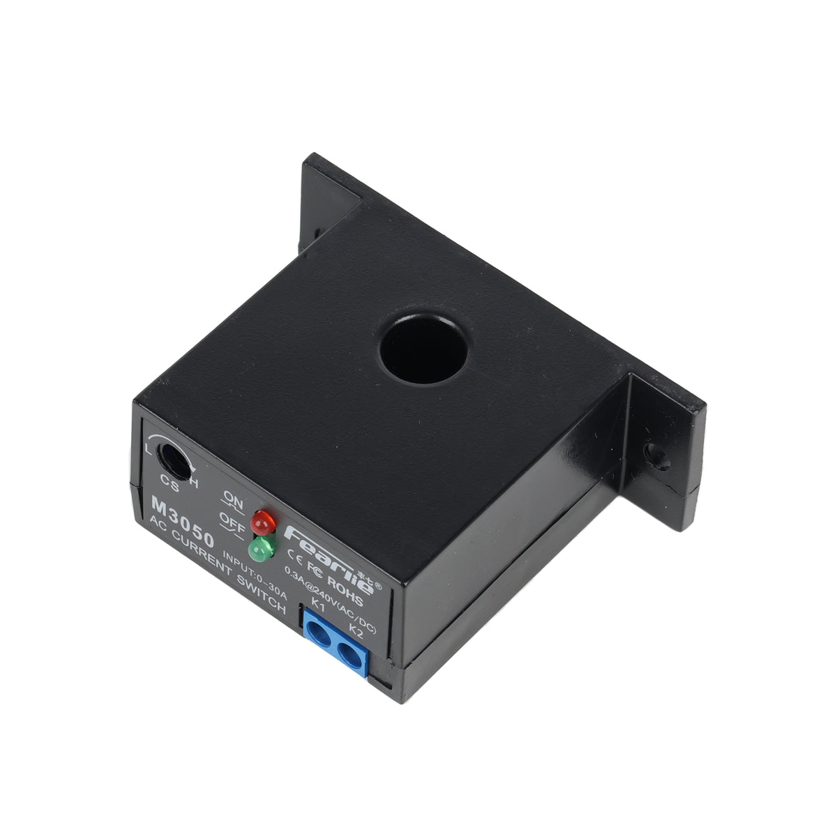 Modul Proudové relé M3050 AC (Spínací kontakt NC, nastavitelné 0,2–30 A)