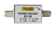 Anténní zesilovač TEROZ 406X, nízkošumový, UHF, G14dB, F1,5dB, U98dBµV, F-F