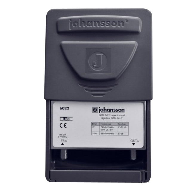 Anténní filtr Johansson 6022, na stožár, filtr LTE,dolní propust DC až 790MHz
