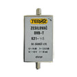 Anténní zesilovač TEROZ 496X, UHF K21 až 48, filtr 5G, LTE, GSM, G14dB, F2dB, U95dBµV, F-F