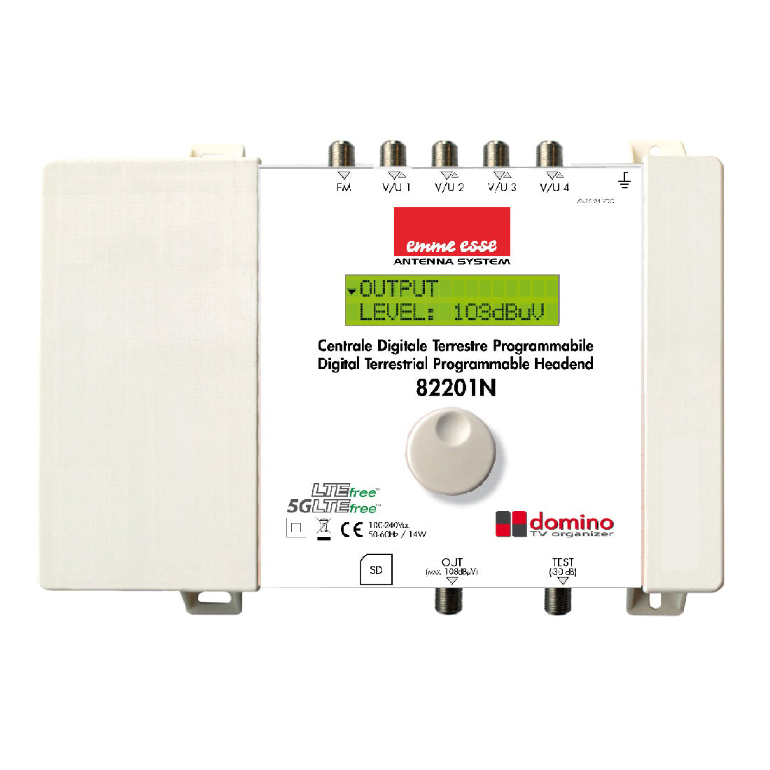 Anténní zesilovač programovatelný Emme Esse 82201N Profiler Domino N