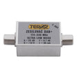 Anténní zesilovač TEROZ 604X, nízkošumový, DAB, G23dB, F0,7dB, U>120dBµV, F-F