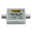 Anténní zesilovač TEROZ 404X, DAB, G20dB, F1,2dB, U98dBµV, F-F