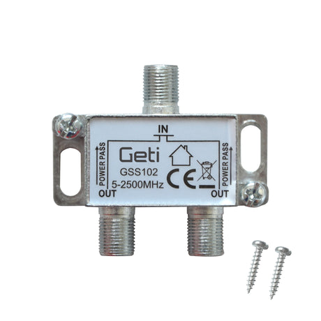 Anténní rozbočovač GETI GSS102 2 výstupy