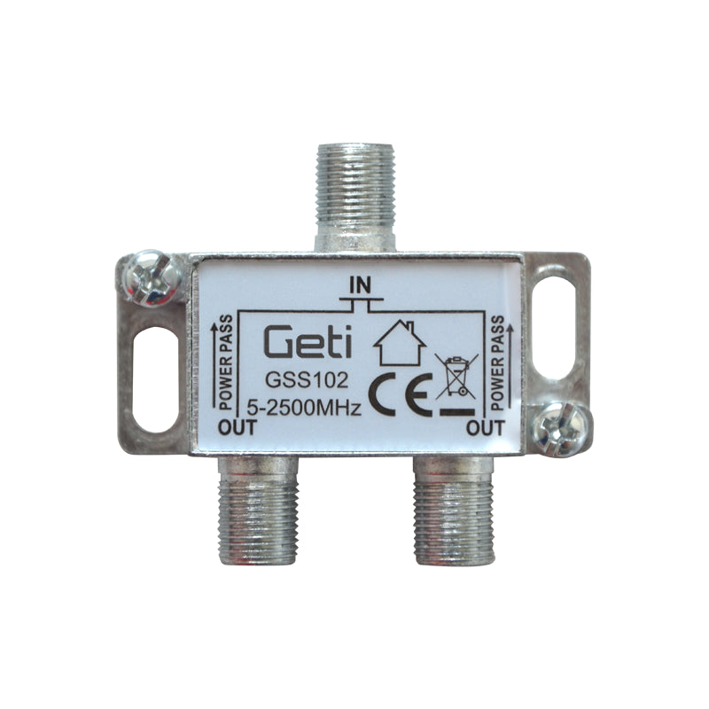 Anténní rozbočovač GETI GSS102 2 výstupy