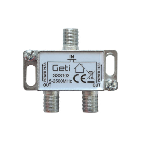 Anténní rozbočovač GETI GSS102 2 výstupy