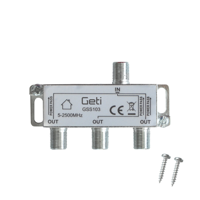 Anténní rozbočovač GETI GSS103 3 výstupy