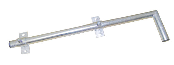 Anténní držák 90cm na balkon-na zeď , trubka 42/2mm, výška 16cm žár.