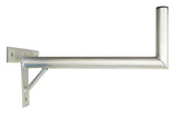 Anténní držák 50cm na zeď se vzpěrou, trubka 42/2mm, výška 16cm