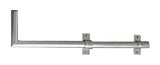 Anténní držák 120cm na balkon-na zeď, trubka 42/2mm, výška 16cm  žár.