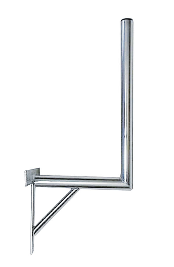 Anténní držák 35cm na zeď se vzpěrou, trubka 42/2mm, výška 146cm žár.
