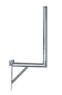 Anténní držák 35cm na zeď se vzpěrou, trubka 42/2mm, výška 146cm žár.