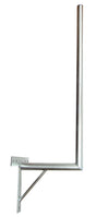 Anténní držák 35cm na zeď se vzpěrou, trubka 42/2mm, výška 96cm žár.